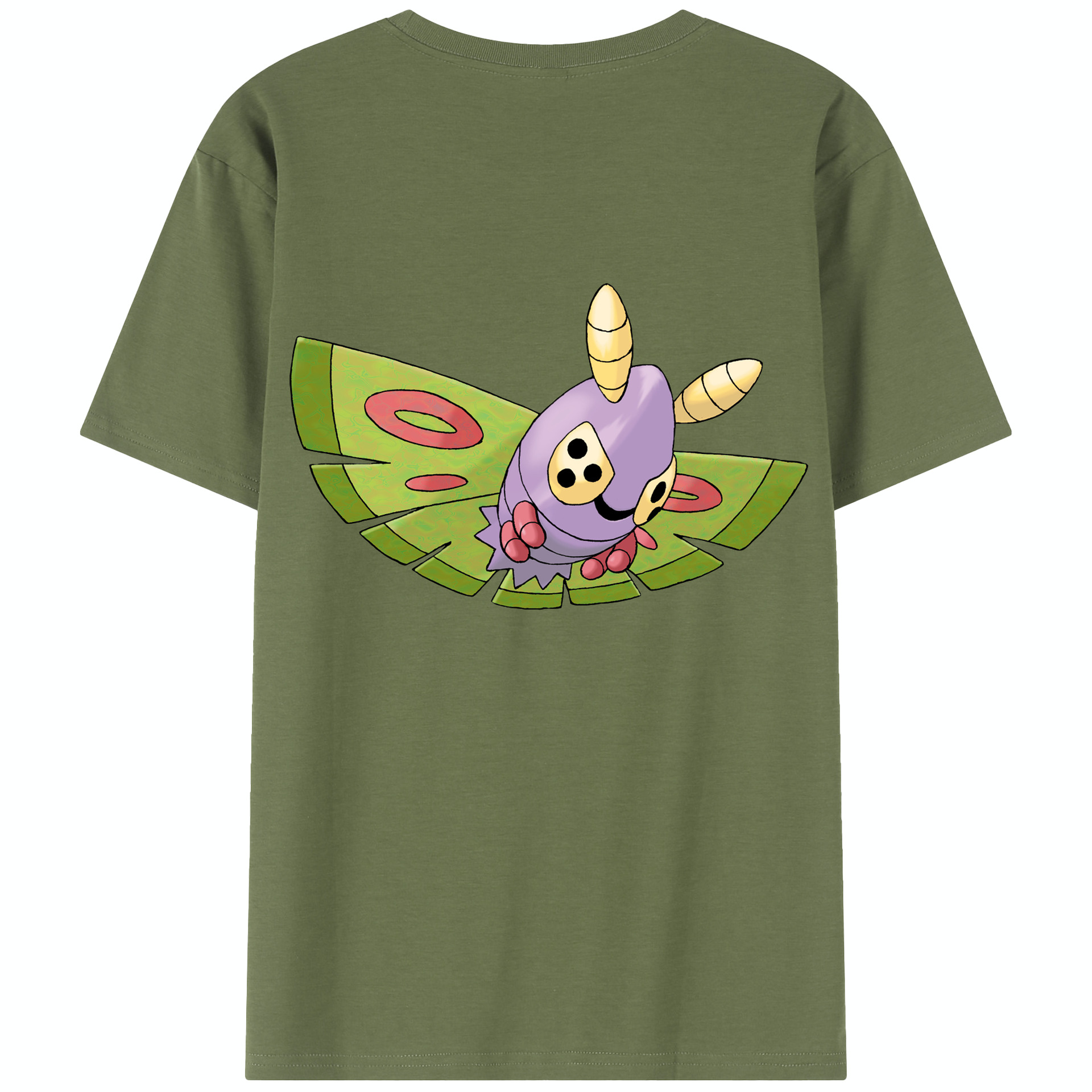 （画像用） ポケットモンスター Pokémon 綿100％半袖Tシャツ（背面プリント）
